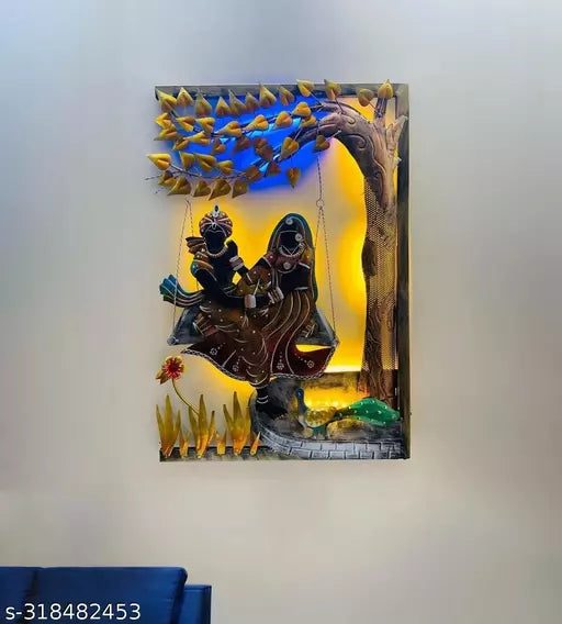 radha-krishna-frame-wall-art-with-led-in-mult icolour