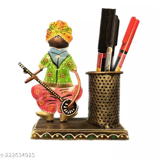 Kraphy Antique Musician Decorative Pen Holder or Pen Stand